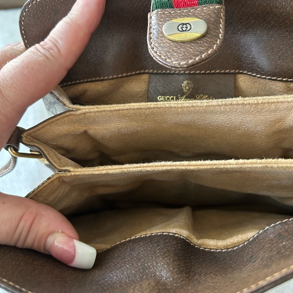 Gucci Monogram Canvas Shoulder/Crossbody Bag - Picture 6 of 14